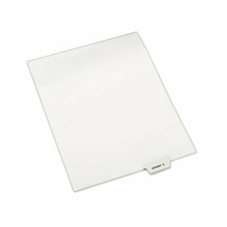 AVERY DENNISON Avery, Avery-Style Preprinted Legal Bottom Tab Dividers, Exhibit S, Letter, 25PK 12392